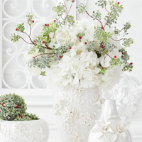 Glittered Mistletoe Greenery Collection