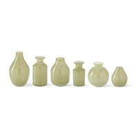 Small Green Glass Vases