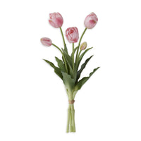 Tulip UV Resistant Pink Real Touch Bundle 15"