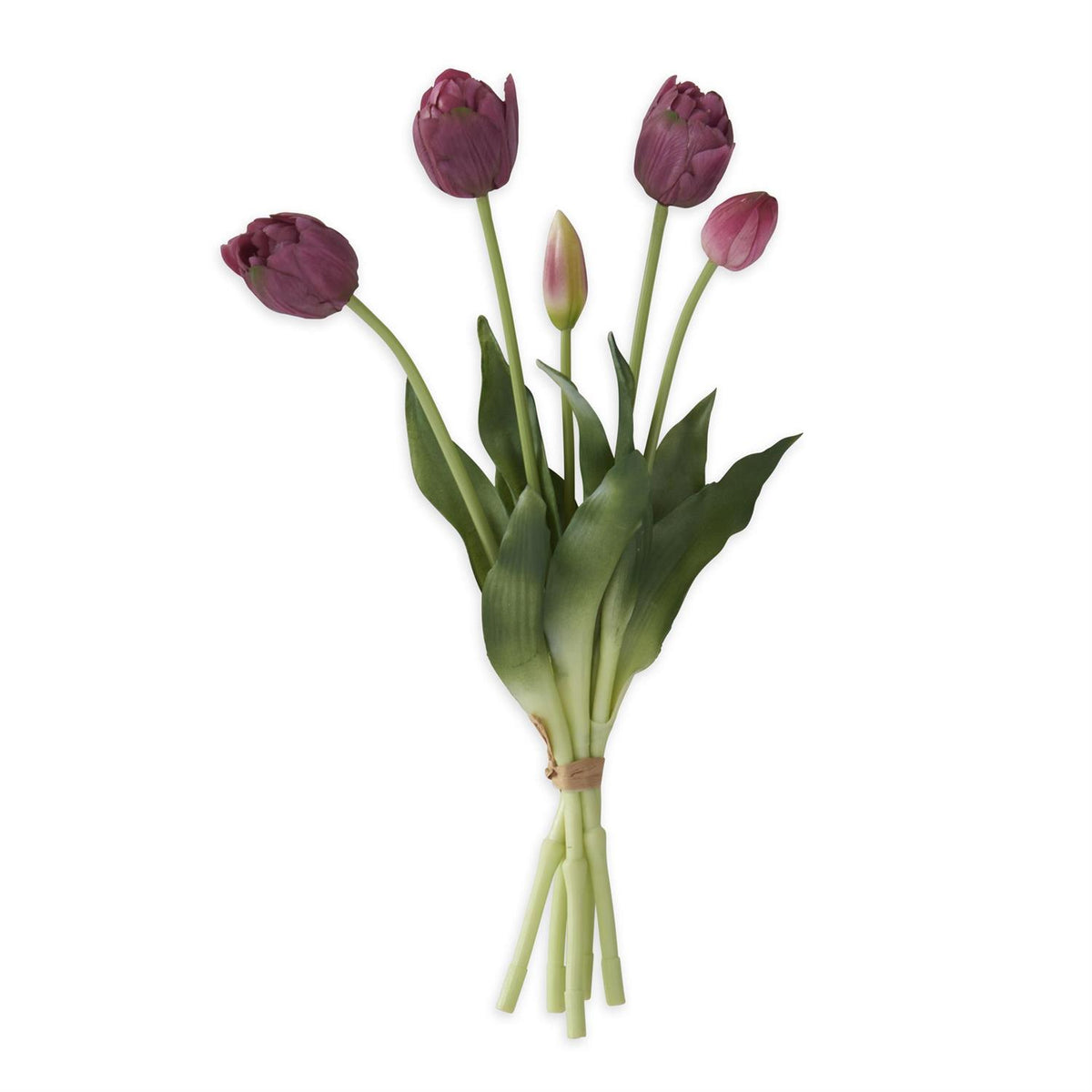 Tulip UV Resistant Purple Real Touch Bundle 15"