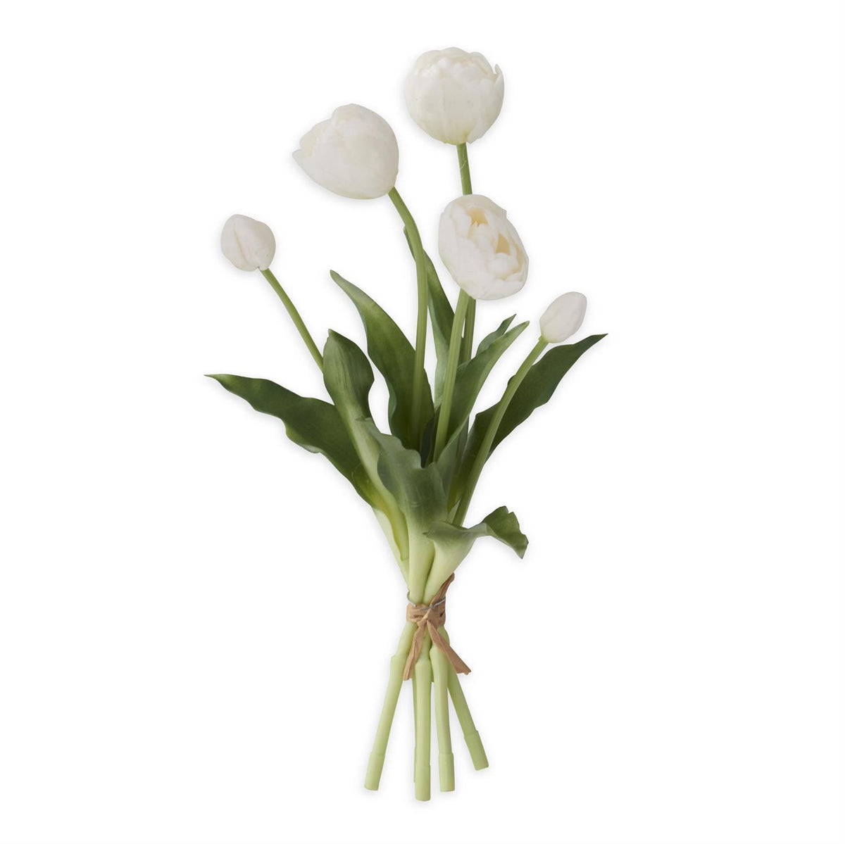 Tulip UV Resistant White Real Touch Bundle 15"