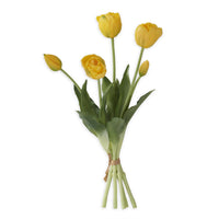 Tulip UV Resistant Yellow Real Touch Bundle 15"