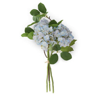 Blue Hydrangea Real Touch Bundle 12"