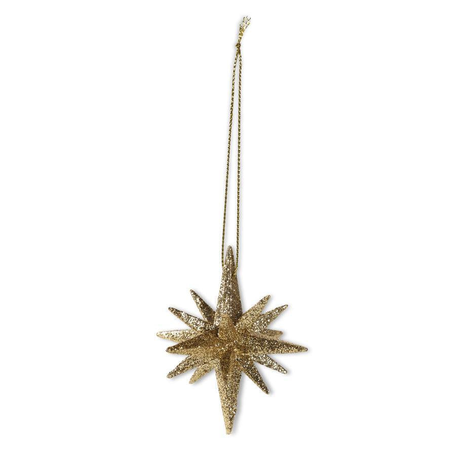 Mini Glitter Star Ornament