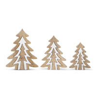 Mango Wood Enamel Layered Tree Cutout