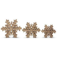 Mango Wood Snowflake Cutout