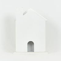 Wood Cutout House Two Story