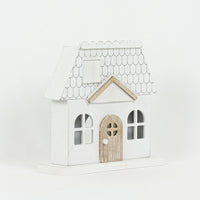 Wood Cutout House Cottage