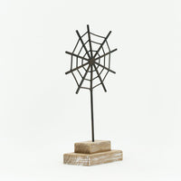 Metal Spider Web On Stand