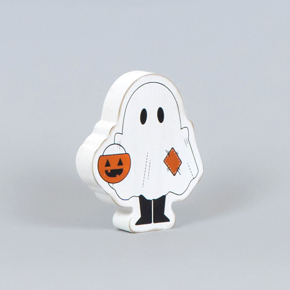 Chunky Wood Ghost Cutout