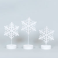 Snowflake Cutout On Stand