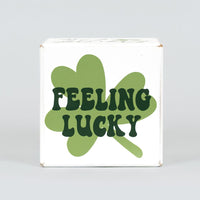 St. Patrick's Decorative Wood Cube