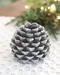 Pinecone Taper Candle Holder