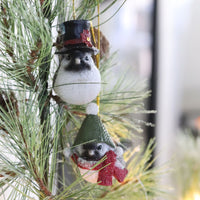 Bundled Up Bird Ornament