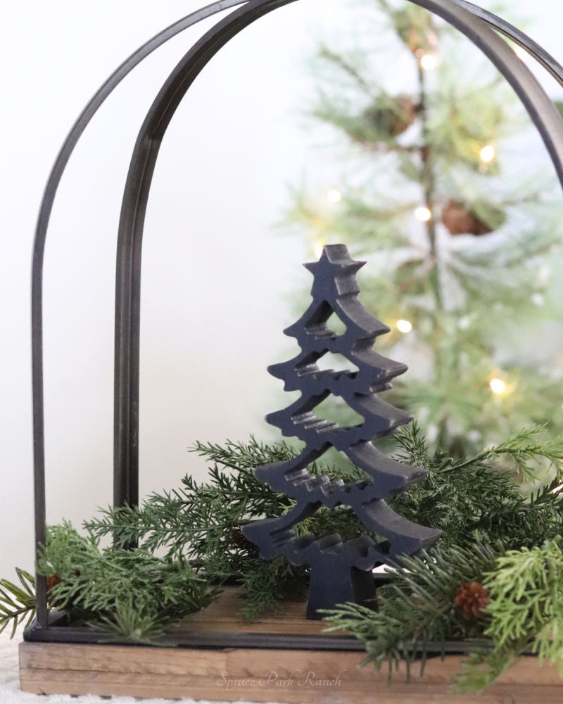 Black Cutout Tree Decor