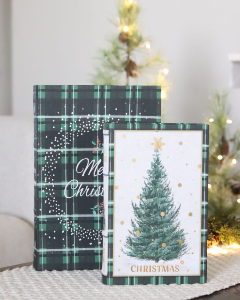 Green Tartan Decor Book