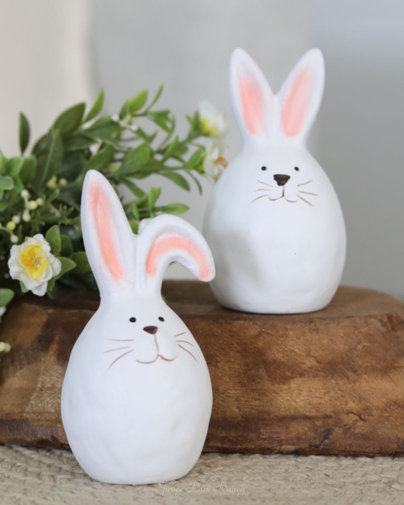 Bunny Egg Figurine