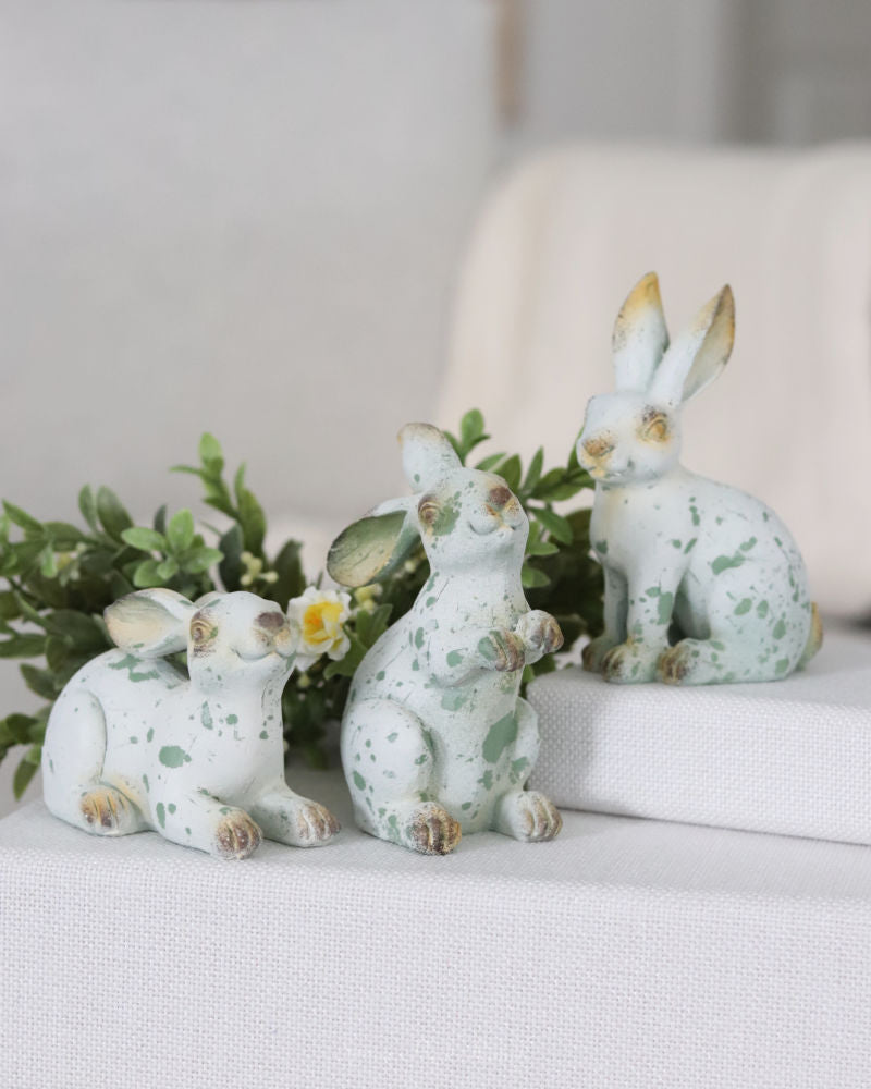 Rustic Rabbit Figurine