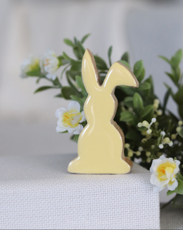 Mini Colourful Wood Bunny