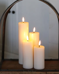 Deluxe Home Ivory Cream LED Candles