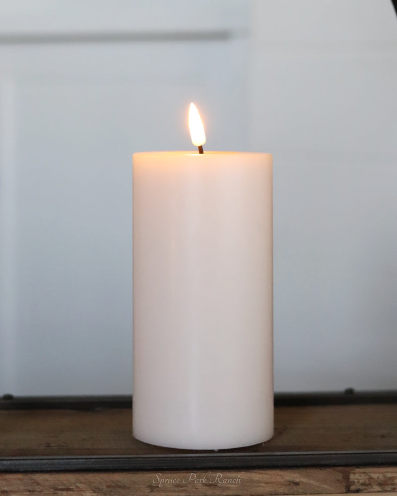 Deluxe Home Ivory Cream LED Candles