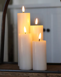 Deluxe Home Ivory Cream LED Candles