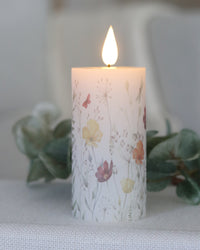 Wildflowers LED Votive Candle