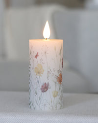 Wildflowers LED Votive Candle