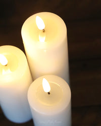 Deluxe Home Ivory Cream LED Candles