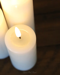 Deluxe Home Ivory Cream LED Candles