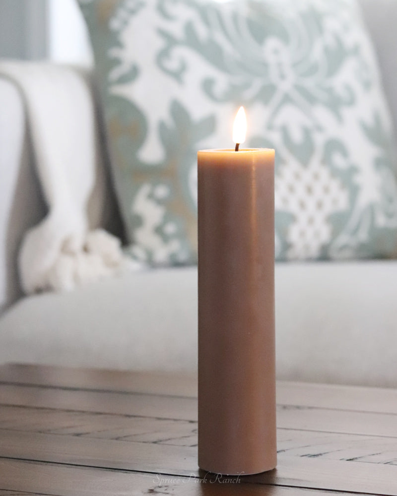 Deluxe Home Caramel LED Candles