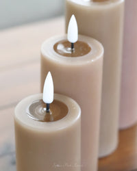 Deluxe Home Caramel LED Candles