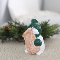 Ceramic Snowman With Sled