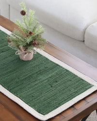 Dune Green Table Runner