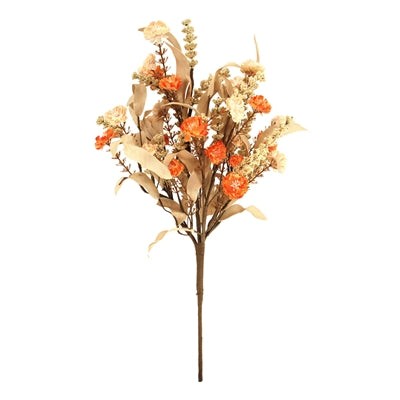 Natural and Orange Carnation Greenery Collection