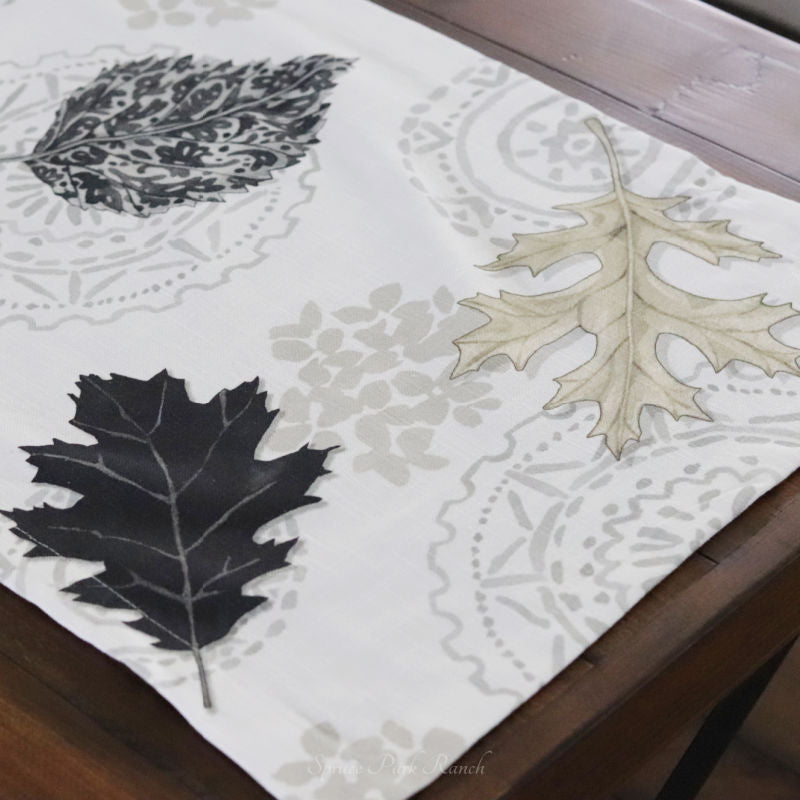 Farmhouse Leaves Textile Collection