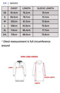 Kora Long Zipup Hoodie Turquoise