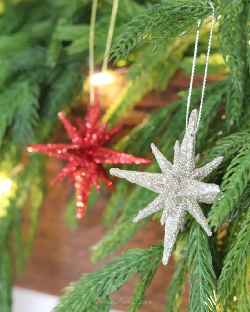 Mini Glitter Star Ornament