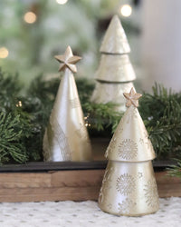 Gold Christmas Tree Tabletop Decor