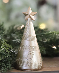 Gold Christmas Tree Tabletop Decor