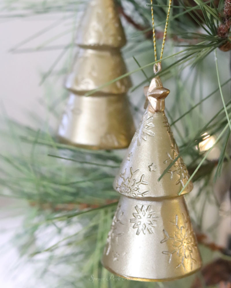 Gold Christmas Tree Ornament