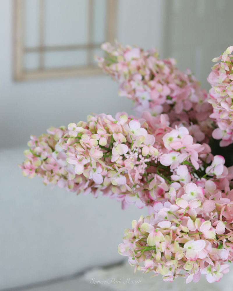 Pink Cone Hydrangea Stem 38.5"