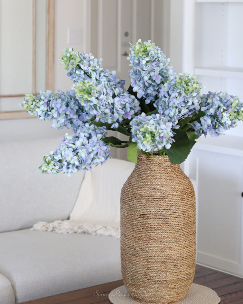 Blue Cone Hydrangea Stem 38.5"