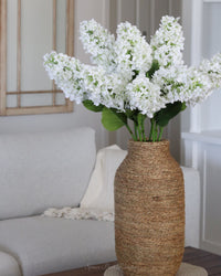 White Cone Hydrangea Stem 38.5"