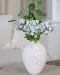 Blue Hydrangea Real Touch Bundle 12"