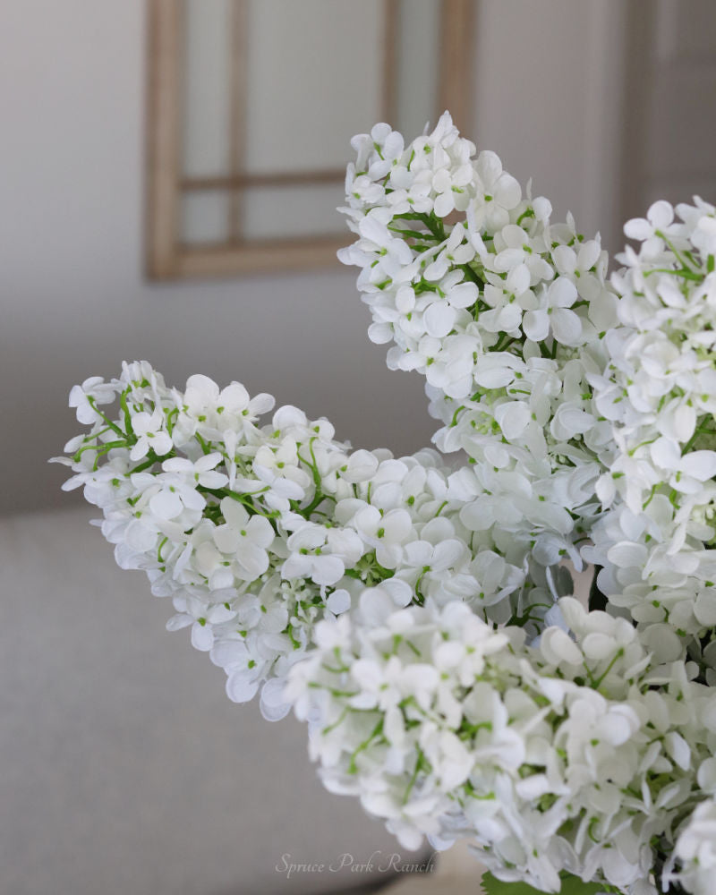 White Cone Hydrangea Stem 38.5"