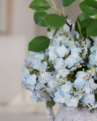 Blue Hydrangea Real Touch Bundle 12"