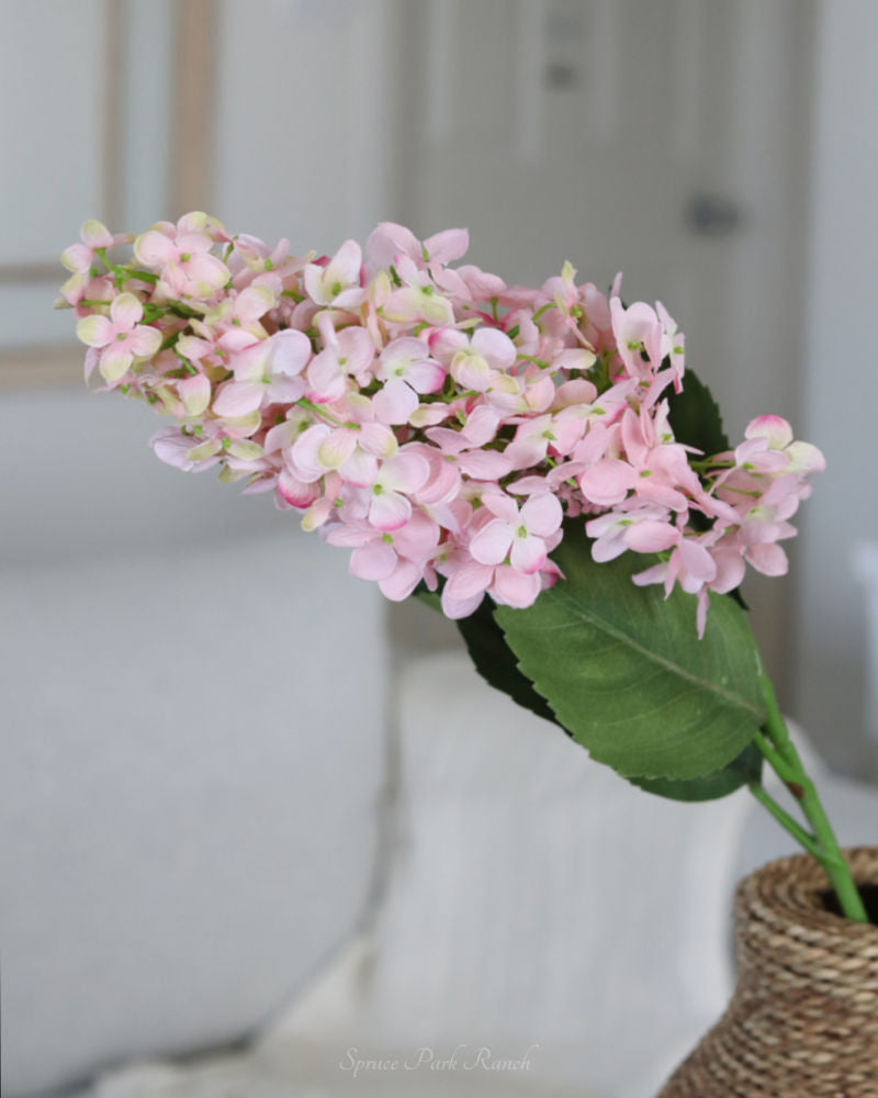 Pink Cone Hydrangea Stem 38.5"