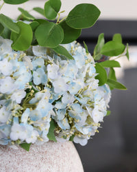 Blue Hydrangea Real Touch Bundle 12"