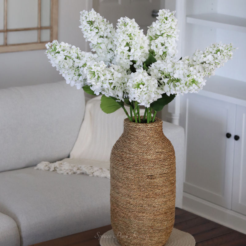 White Cone Hydrangea Stem 38.5"